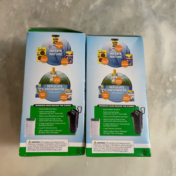 Tetra Whisper Internal Power Filter 5 To 10 Gallons BUNDLE of 2 - Picture 5 of 5